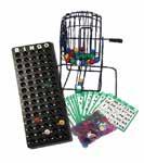 00 Small Vinyl Bingo Cage Set Cage Size: Stands 12 High Light-weight, compact and easily stored Includes: 7/8