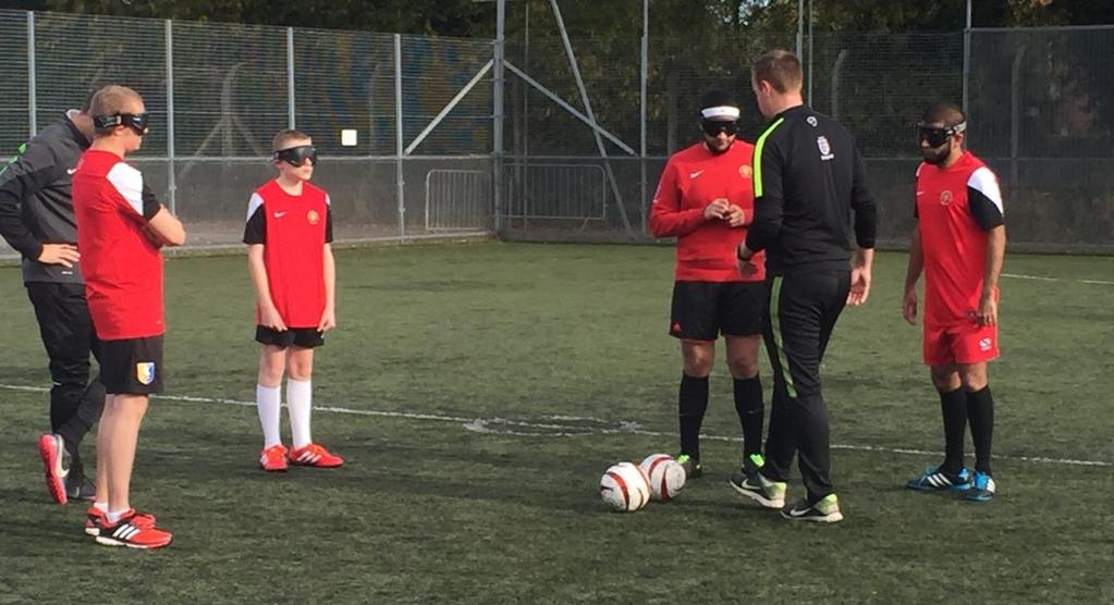 Blind Talent Hub Centre Leicestershire and Rutland County FA has been granted an FA s license to run a Regional Blind Talent Hubs programme, which is designed to progress potential blind players