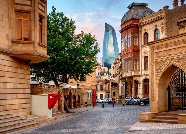 003km A mix of intricate past and present, Baku s Old Town, or Icharishahar as it is known locally, is a must see for visitors of the Caucasus largest city.