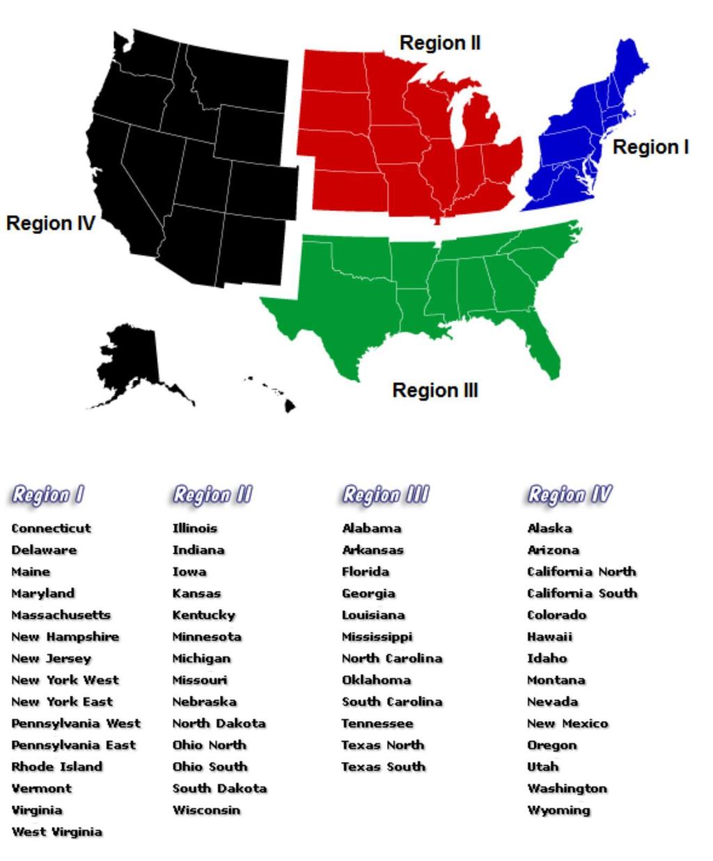 US Youth Soccer Breakdown US Youth Soccer is divided into four regions, each of which offers Regional Trials for state association teams in each eligible age group.