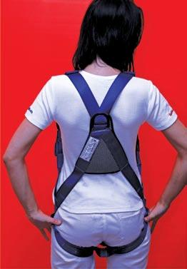 Fall arrest - Work position - Parachute type Adjustment shoulder straps