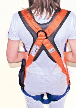 Gecho Plus (Arcelor Mittal) Full Body Safety Harness - Patented Fall arrest - Work Positioning - Front and