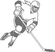 LOOK AWAY The puck carrier, by looking or glancing at a teammate and indicating a passing intention may force the defender to momentarily adjust position in the direction of the potential pass