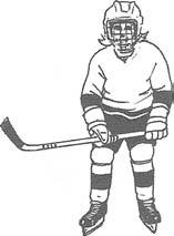 FRONT START 1. Players in basic stance, skates shoulder width apart, knees flexed, and back straight. 2. Turn heels in to make a "V" with your skates, while leaning slightly forward.