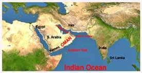 SURVEY AREA: OMAN Location Arabian Peninsula Area 309,000 km 2 Coastline 3127 km Population 2.