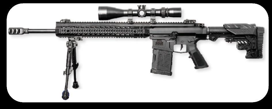 56 x 45mm NATO) semi-automatic rifle, DASAN turns it into a more effective precision rifle by an