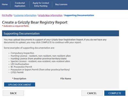 If yu d nt see the applicable descriptin, indicate in bx labeled, If ther, please specify; enter a quantity in Other Parts Quantity Click Add New Grizzly Bear Part(s) fr each additinal part f the