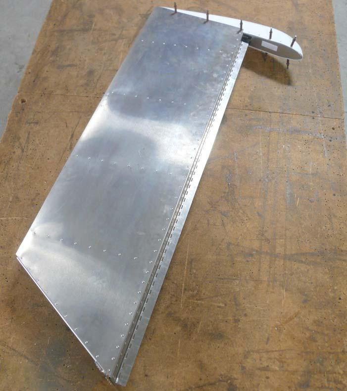 C75-RA-2 Rudder Skin This manual has been prepared for assembly of the Rudder supplied with finished hole size, match drilled parts.