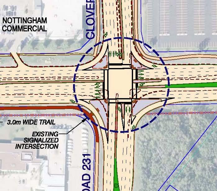 Functional Plan Recommendations Clover Bar Road / Wye Road double