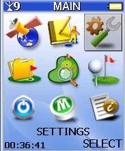 Chapter 3 - Before Starting a Game 3.1 Adjust the Sonocaddie V350 Series Settings The Sonocaddie has ten settings to customize your device.