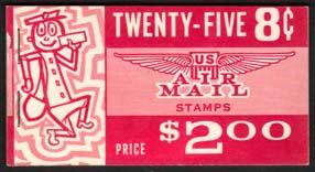 .. 27.50 BKC8 85 #C60a 7 Red Jet, Red Cover (2)... 32.50 1962-64 JET OVER CAPITOL BKC9 80 #C64b 8 Slogan 1 "Mailman"(2)... 16.75 BKC10 $2 #C64b 8 Slogan 1 "Mailman"(5)... 39.