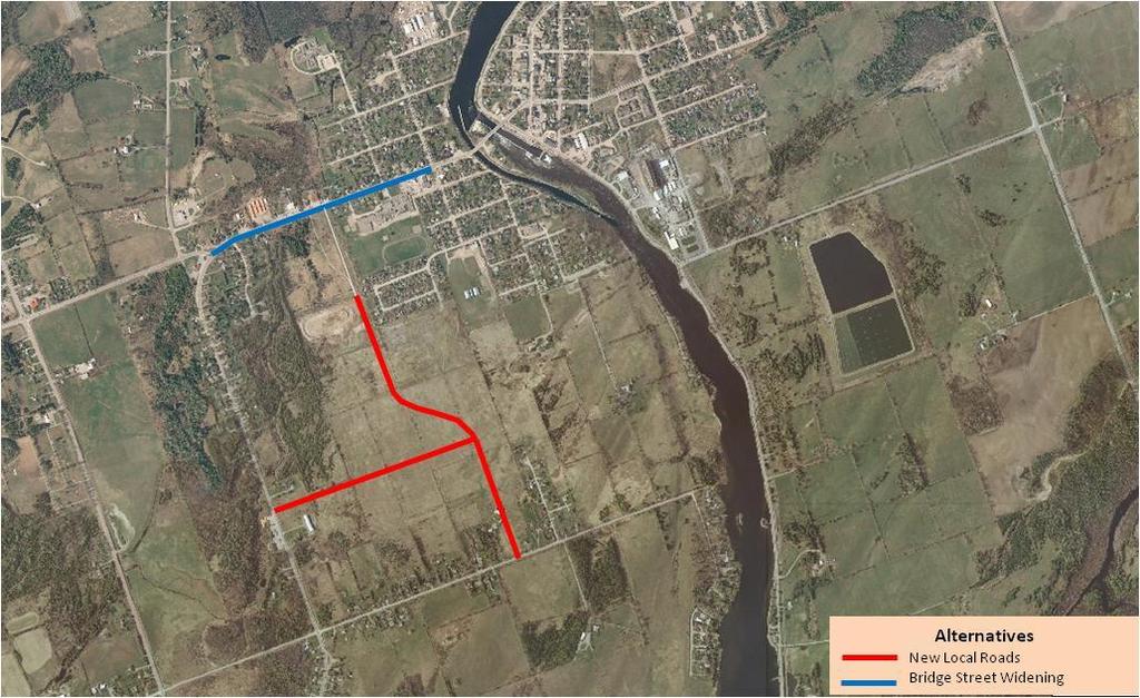 Evaluation of Roadway Network Alternatives Lakefield Alternatives Alternatives to address long term needs include: Do