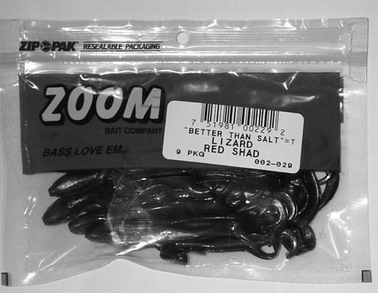 Catawba Cricket Hatchery Inc. Page 59 Soft Plastic Worms Zoom Finesse - 4.75 in.