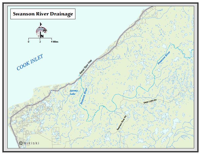 Stormy Lake Rotenone Treatment Drainage = 240 square miles of
