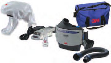 Healthcare Applications Highly Versatile Respiratory Protection for Healthcare Professionals* (S/M) UPC: 00051131496354 (M/L) UPC: 00051131496361 3M Versaflo TR-Series PAPRs incorporate the blower,