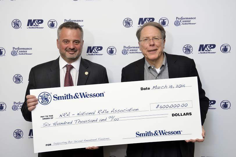 Smith & Wesson CEO James Debney presents NRA Executive