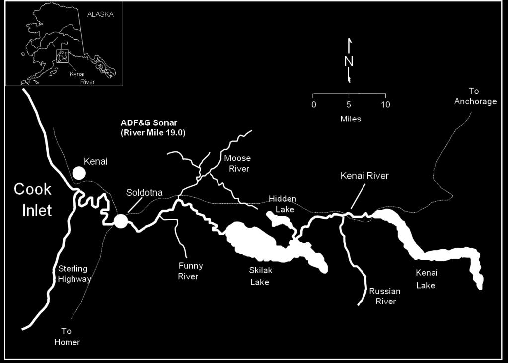 142 Figure 7. Map of the Kenai River drainage.