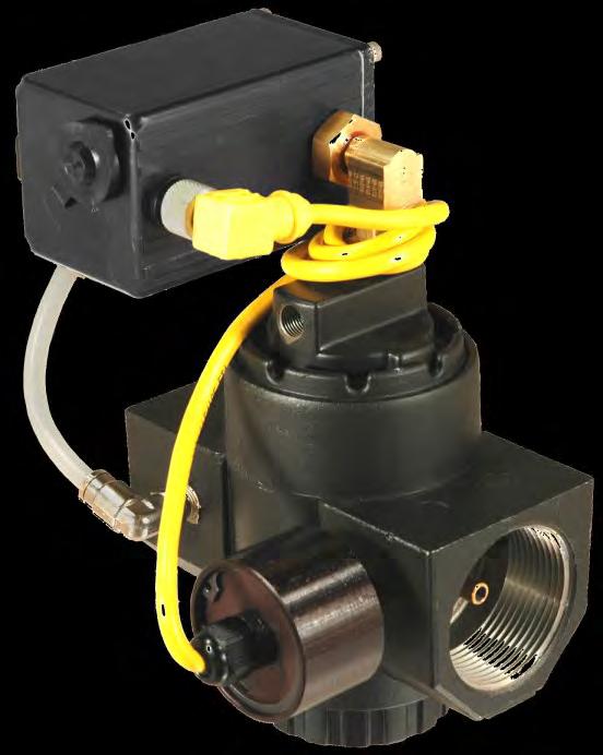 Accuracy: The downstream pressure transducer senses pressure on the work port of the pressure