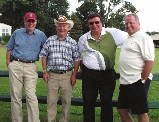 GOLF OUTING DRAWS FULL HOUSE & BENEFITS HORSEMEN A capacity turnout of 135 assembled at the Gambler Ridge Golf Course in Cream Ridge, NJ, aiding the Horsemen s Benevolent Fund through their