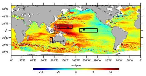 Eastern Pacific: Christmas Sea level