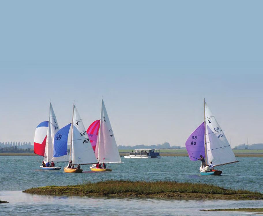 Chichester Harbour is renowned as an excellent venue for enjoying boating.