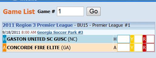 LCSL Manager s Notebook 10 Post-Game Reporting Entering Scores and Misconduct Each team is required to post the game score along with Player Misconduct into GotSoccer within 48 hours of the