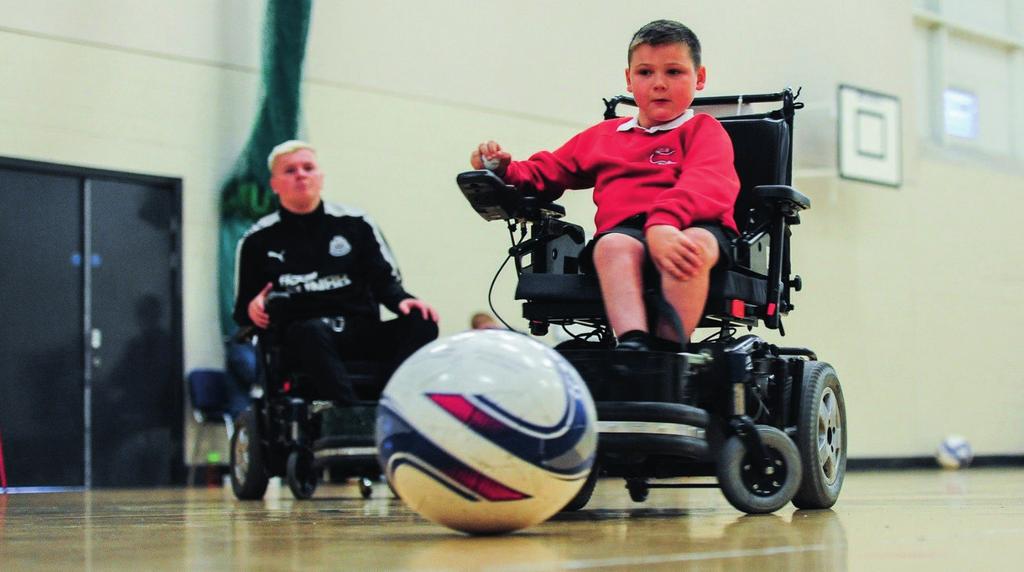 3. FOUNDATION NEWS The Power of Power Chair Football Oliver s Story Like many other eight year olds, Oliver Crawshaw loves sport.