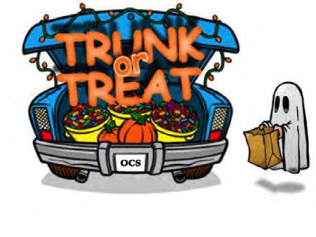The OCS PTO invites you to the 4th Annual Date: Friday, October 19th, 2018 Time: 6:30 8:00 pm Where: Odyssey Charter School Parking Lot Details: Wear your favorite costume and come enjoy trunk or