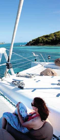 PRIVILEGE 745 Crew MATAU Comfort and wellbeing MATAU is dedicated to high class charter, sailing in the warm waters of the Caribbean, with her loyal and