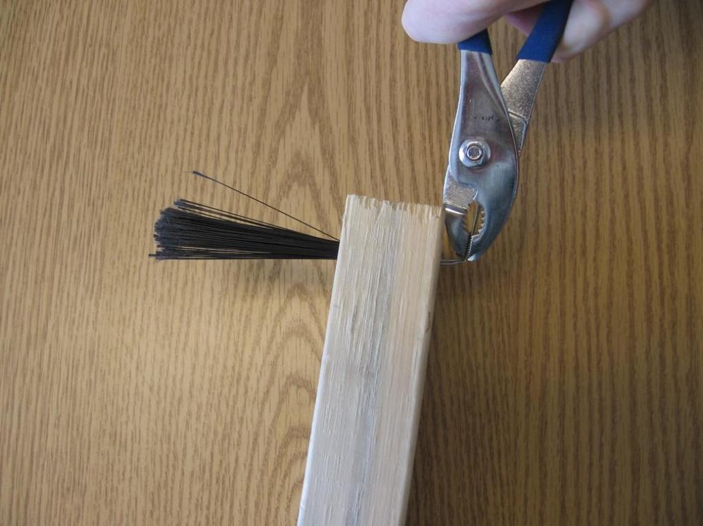 5) Turn the pliers until your fingers hit the board.