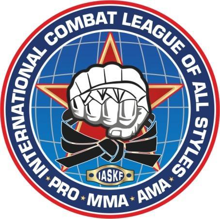 warnings. Point system is the same as in other sections. Equipment: ICLAS/MMA-Full: «Free-Combat» 1. Helmet without plastic face guard; 2. Shorts; 3.