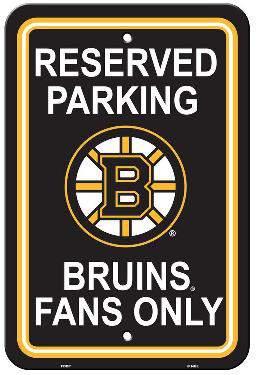 Bruins Parking Sign