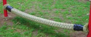 Running ropes Polypropylene Fendex running rope, square plaited with