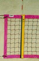 line, with steel rope 3mm length 6,60m, net size 6,02 x 0,76m 7119.3 Nylon, 1,2mm, black 7121.3 Nylon, 1,6mm, black Badminton Net for Tournament DIN EN 1509 like before, but approx.