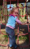For indoor use and for use with small children we recommend the use of our soft polypropylene ropes or