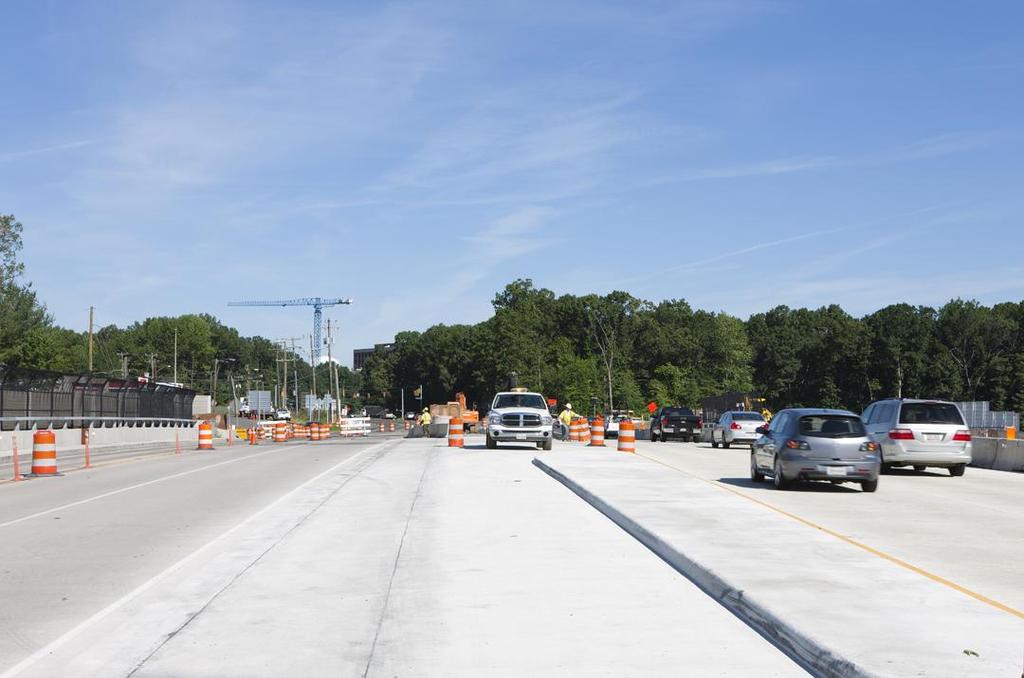 westbound span scheduled to open 8/19 Mainline Beltway Significant progress on new outer