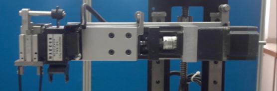 Figure 3: The arm rod or linear slide for leftward-rightward movement of the mechanical arm for seeking the standard weight in the weight scale calibration When the switch in the control