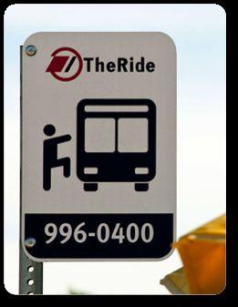 TheRide (City Bus) Travel to off campus locations Less frequent/ends earlier than Blue buses Main
