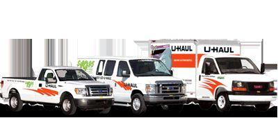 U-Haul trucks Cost: $20-40/d + $0.69-0.
