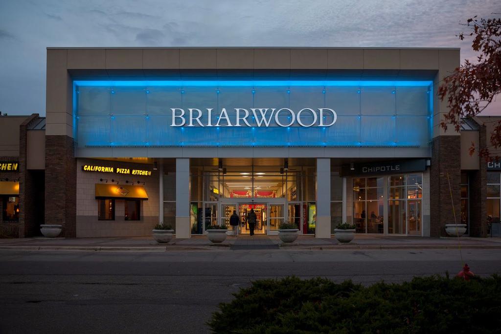 Briarwood mall Clothing, electronics,