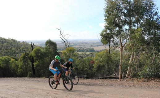 THE ENVIRONMENT We are very lucky to have some stunning landscapes as the backdrop for Gravel Grit as we travel through You Yangs Regional Park, Brisbane Ranges National Park and Steiglitz Historic