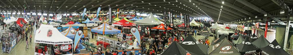 On the upper level, is the BM-eXpo with tons of vendors, bike lock up and games to keep everyone busy and entertained.