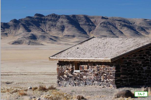 Here is a picture of another Pony Express station. This one is called Simpson Springs. It is located in Utah.