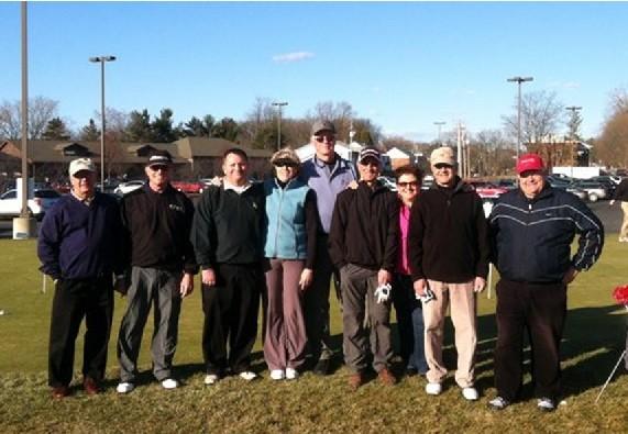 First Informal Outing of the 2013 Golf Season Twelve ASGA members enjoyed the first informal outing of the season at Stadium on March 30,