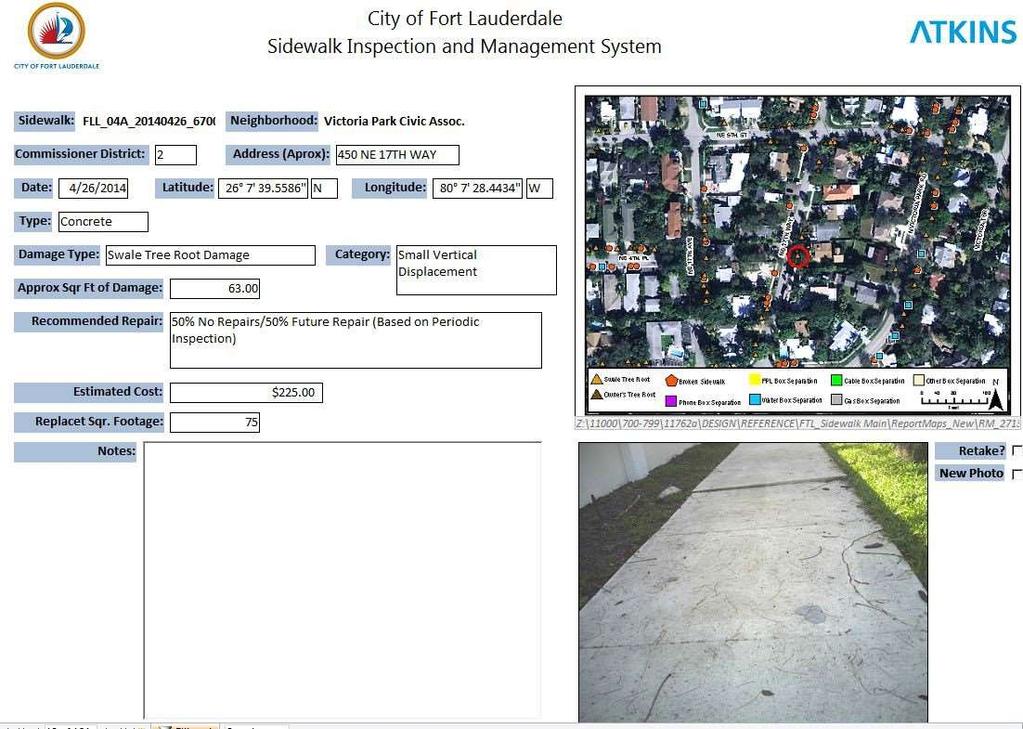 Sidewalk Assessment Tool: