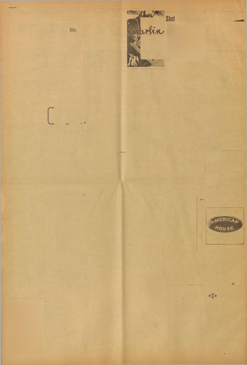 2 MAINE WOODS, DECEMBER 27, 1901. J, R, LIBBY CO,, Sharp s Carbnes, $2.50. Sharp s 50 Calwr, Breech L oadng Centre Fre. Cavalry Carbnes at $2.50. Portland, Mane.