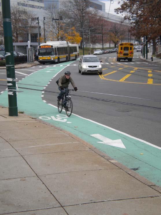 Green Paint FHWA MUTCD Interim Approval Proven technique for guiding