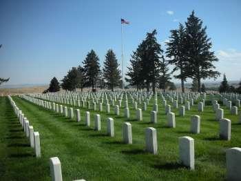 111 Custer National Cemetery, on the battlefield, is part of the national monument.