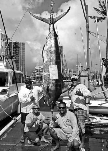 The big winner was The Wild Bunch with a 417 pound Marlin. Congrats to all of the winners in the contest.