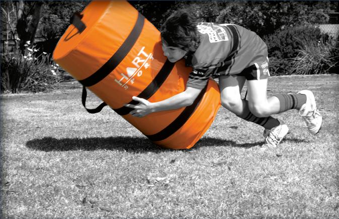 45 A B C D E F G A Mini Tackle Bag Smaller diameter makes it easier for younger players to wrap their arms